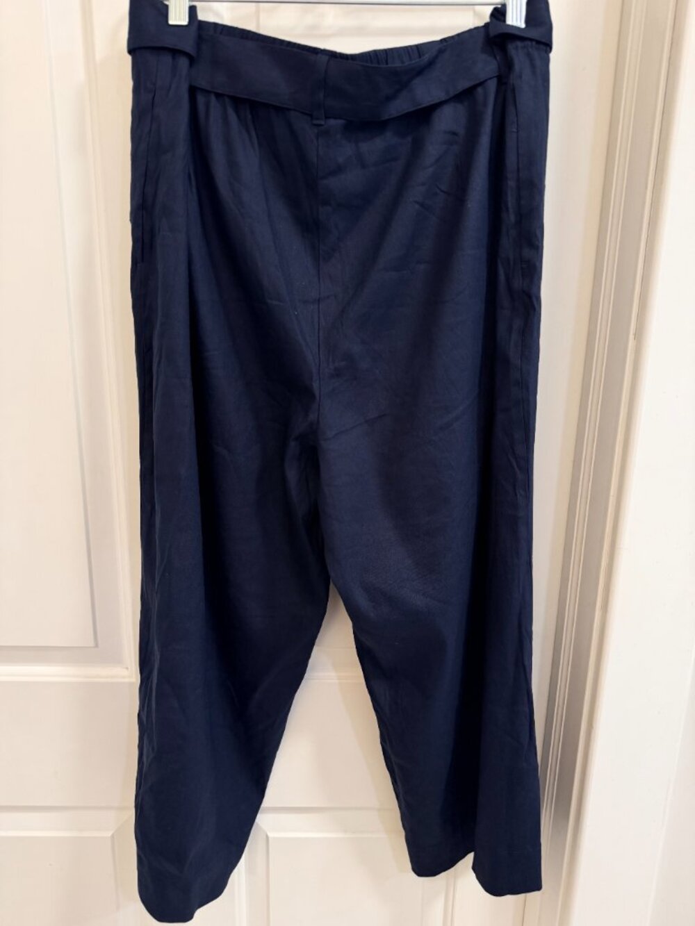 NWT J.Jill Jenna Linen Stretch Belted Pants 2X - Picture 3 of 8